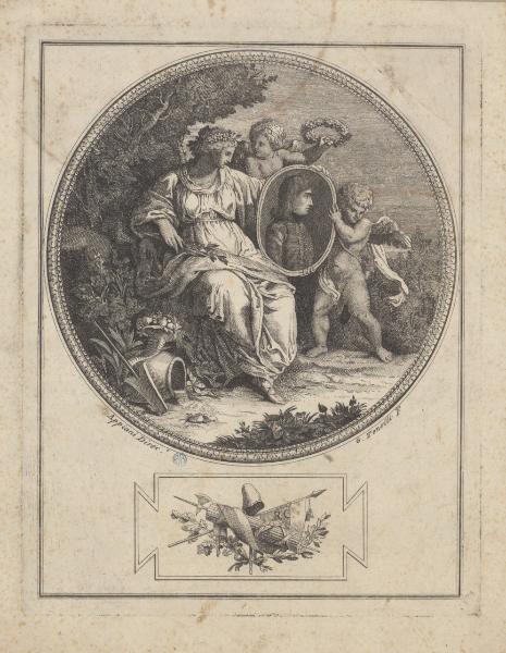 Allegoria con ritratto di Napoleone generale