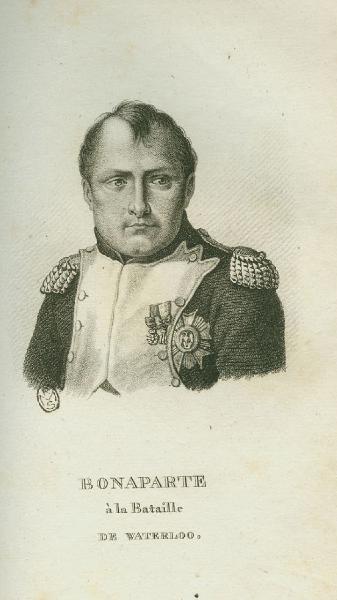 Bonaparte à la Bataille de Waterloo