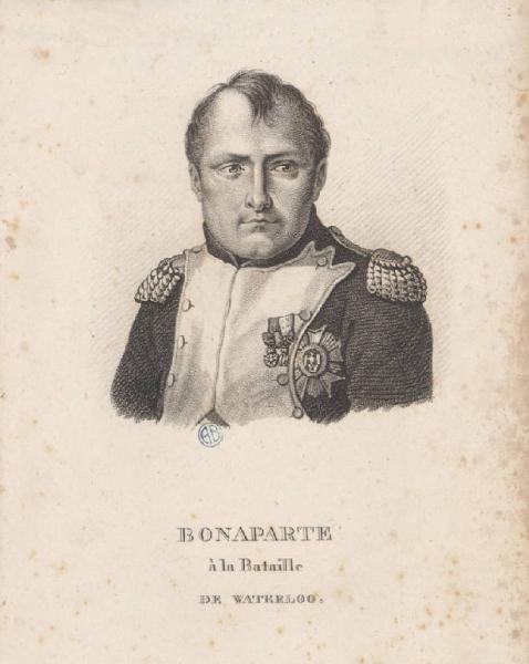 Bonaparte à la Bataille de Waterloo