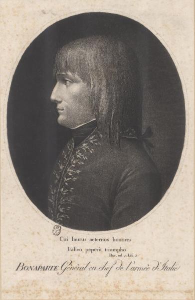 Bonaparte Général en chef de l'armée d'Italie.