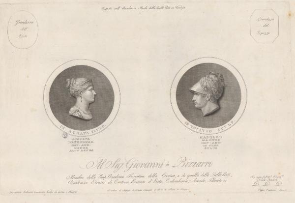 Cammei con ritratti di Napoleone Bonaparte e di Josephine de Beauharnais