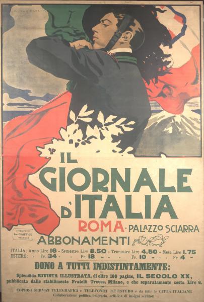 Il Giornale d'Italia / Roma, Palazzo Sciarra. Splendida rivista illustrata [...] Il Secolo XX, pubblicata dallo stabilimento Fratelli Treves, Milano [...]
