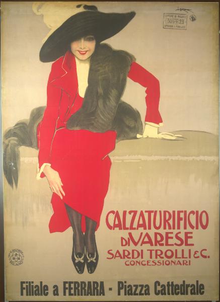 Calzaturificio di Varese / Sardi Trolli & C. concessionari. Filiale a Ferrara, piazza Cattedrale