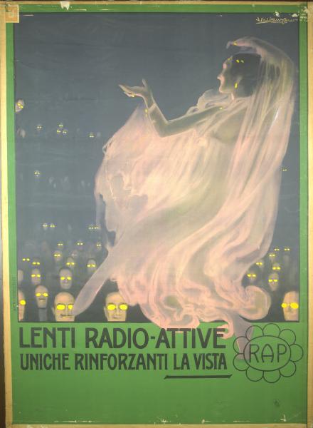 Lenti radio-attive uniche rinforzanti la vista RAP