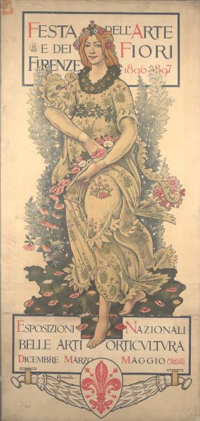 Festa dell'Arte e dei Fiori. Firenze 1896-1897 / Esposizioni Nazionali Belle Arti Orticultura dicembre-marzo-maggio