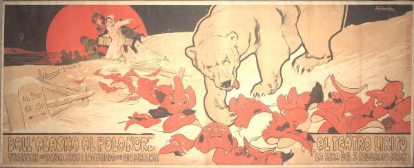 Dall'Alaska al Polo Nord / Veglione dell'Associazione lombarda dei giornalisti. Al Teatro Lirico la sera del 5 febbraio 1898