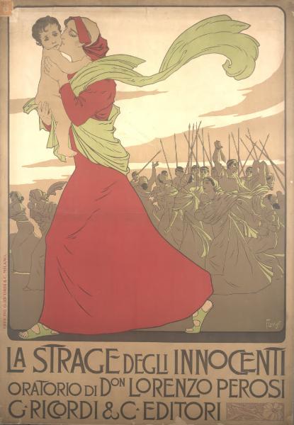 La strage degli innocenti / Oratorio di Don Lorenzo Perosi. G. Ricordi & C. Editori