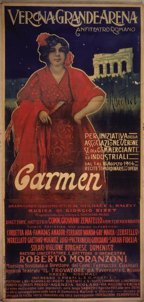 Verona Grande Arena. Anfiteatro Romano. Carmen