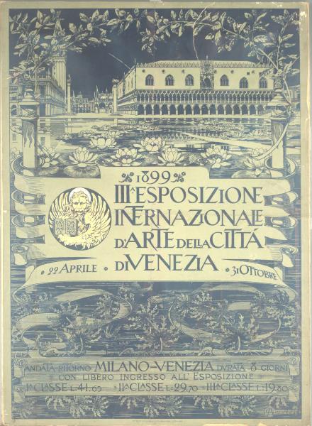 III Esposizione Internazionale d'Arte della Città di Venezia / 22 aprile-31 ottobre 1899