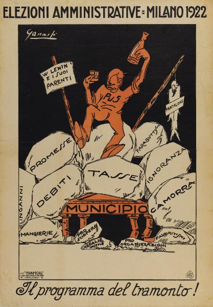 Elezioni amministrative. Milano 1922
