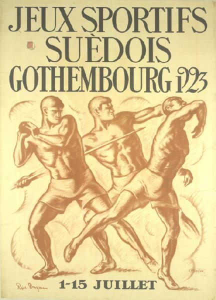 Jeux sportifs suedois. Gothebourg 1923