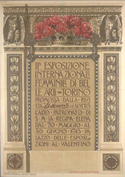 II esposizione internazionale femminile di Belle Arti, Torino 1913