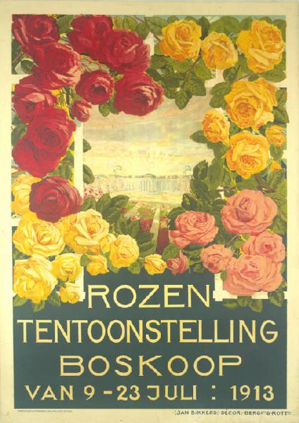 Rozen tentoonstelling - Boskoop van 9 - 23 juli: 1913