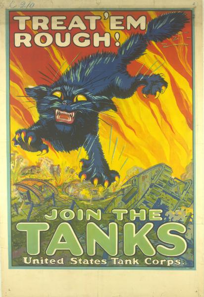 Treat'Em Rough! Join the Tanks. United States Tank Corps