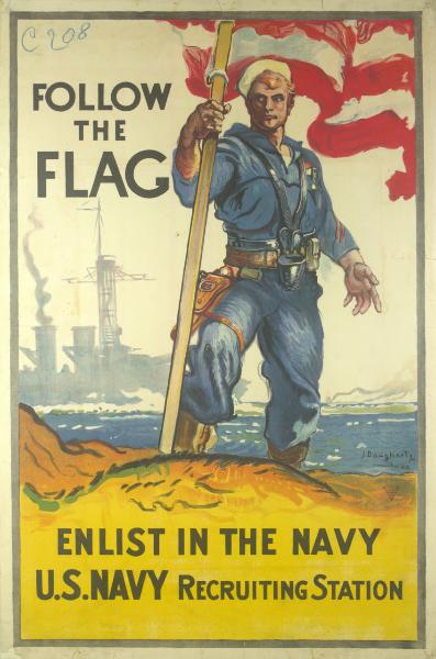 Follow the Flag. En list in the navy