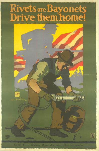 Rivets are Bayonets Drive them home!