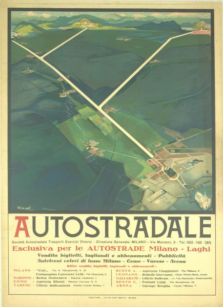 Autostradale / Società Autostradale Trasporti Esercizi Diversi. Direzione generale: Milano