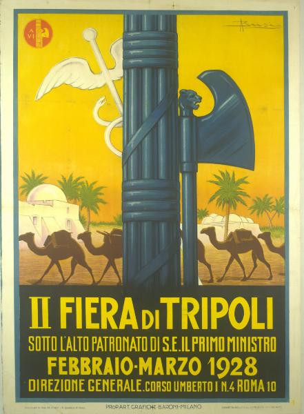 II Fiera di Tripoli / sotto l'alto patronato di S.E. il Primo Ministro febbraio-marzo 1928. Direzione generale Corso Umberto I n. 4, Roma