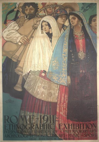 Rome 1911. Ethnographic Exhibition / International Exhibition of Contemporary Art, Archeology, Retrospective Art, Music, Sport