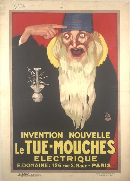 Invention nouvelle Le Tue - Mouches electrique