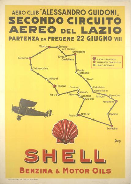 Secondo circuito aereo del Lazio, 1930