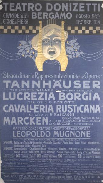 Teatro Donizetti, Bergamo 1914