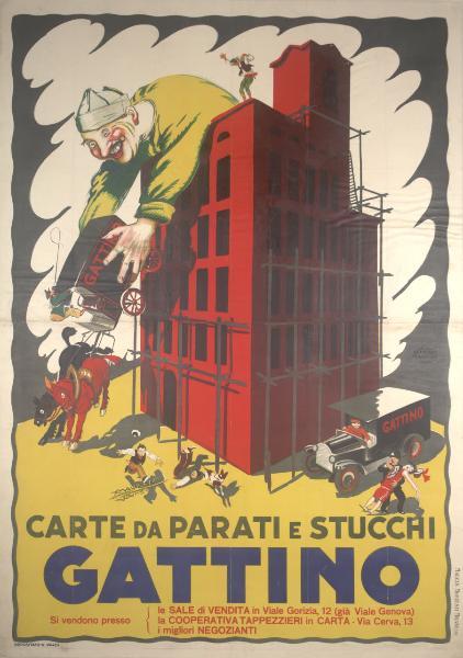Carte da parati e stucchi Gattino