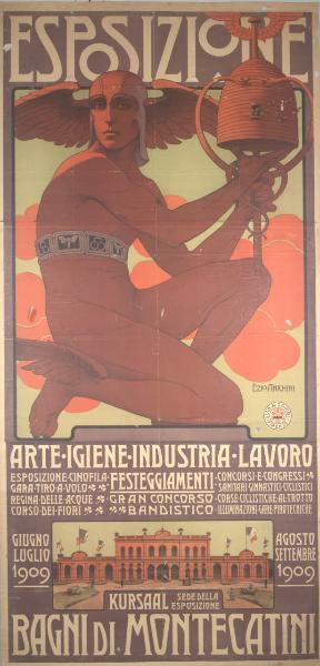 Esposizione Arte Igiene Industria Lavoro / giugno-luglio 1909 agosto-settembre 1909 Kursaal sede della esposizione Bagni di Montecatini