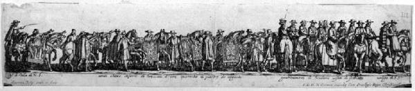 Ordine della cavalcata che si compie a Roma quando il Pontefice si reca nella chiesa di S. Giovanni in Laterano