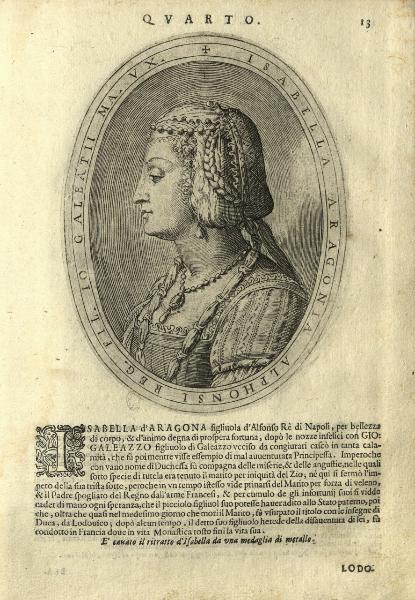 Ritratto di Isabella d'Aragona