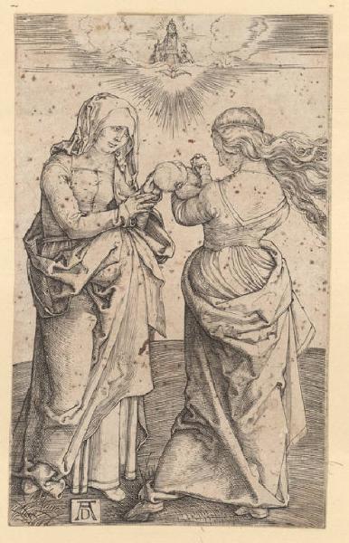La Madonna con Gesù Bambino e Sant'Anna