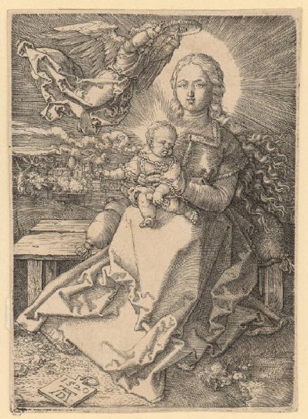 Madonna con Bambino incoronata da un angelo