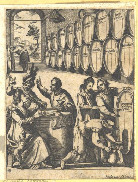 Cantina di vini romani