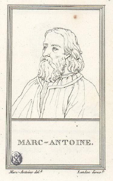 Autoritratto di Marcantonio Raimondi