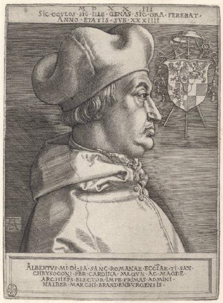 Ritratto di Alberto di Brandeburgo, cardinale