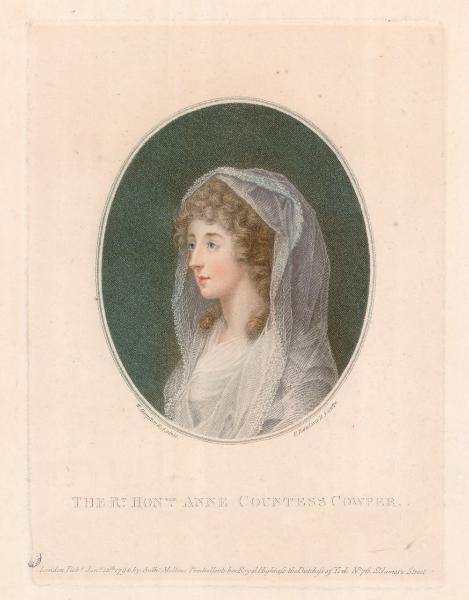 The R.t Hon.ble Anne Countess Cowper