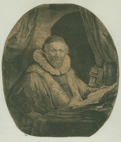 Ritratto di Jan Uytenbogaert, predicatore protestante