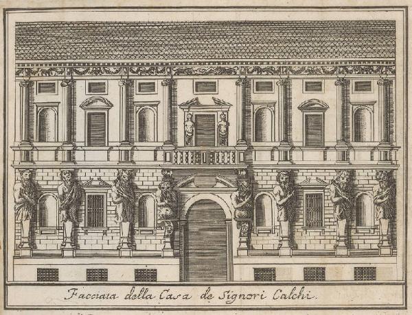 Milano. Casa degli Omenoni (Facciata)