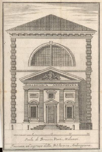 Milano. Biblioteca Ambrosiana (Facciata)