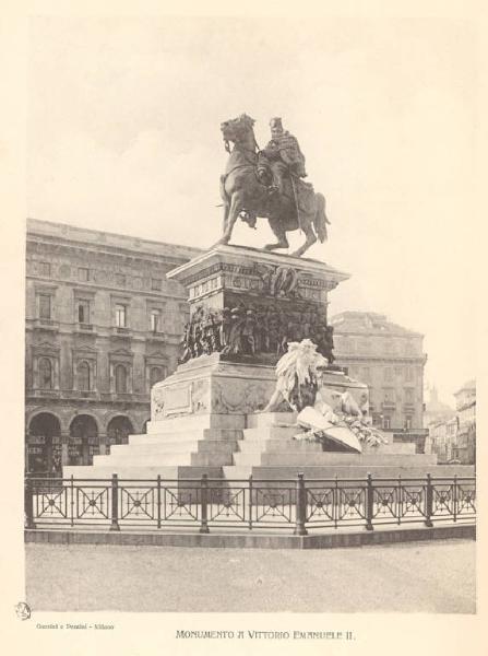 Milano. Monumento a Vittorio Emanuele II