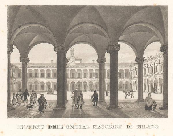 Milano. Università Statale ex Ospedale Maggiore (Cortile)