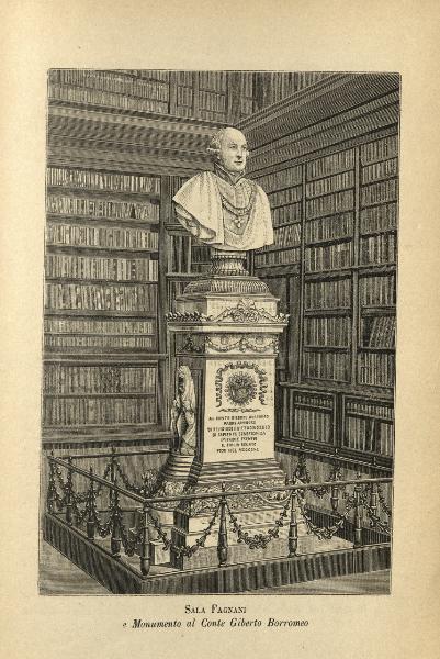 Milano. Biblioteca Ambrosiana (Monumento al Conte Giberto Borromeo)