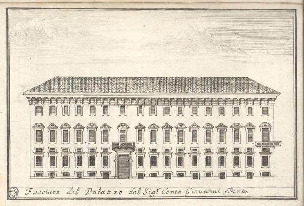 Milano. Palazzo Poldi Pezzoli ex Palazzo Porta, ora sede del Museo Poldi Pezzoli (Facciata)