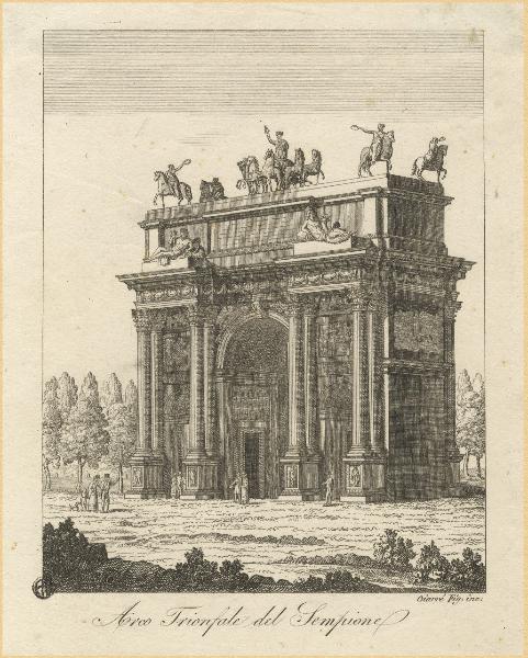 Milano. Arco della Pace ex Arco del Sempione