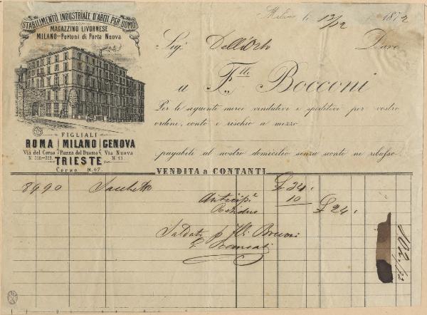 Milano. Magazzini Fratelli Bocconi