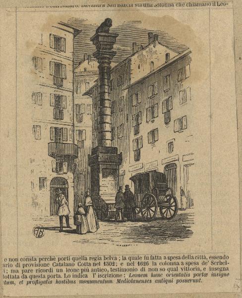 Milano. Colonna di Porta Venezia