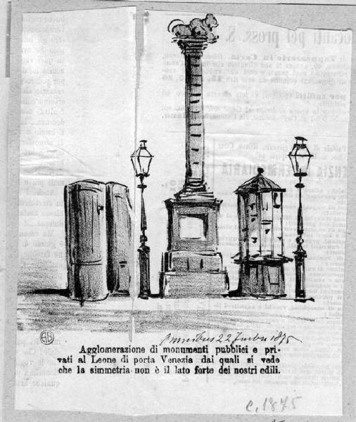 Milano. Colonna di Porta Venezia