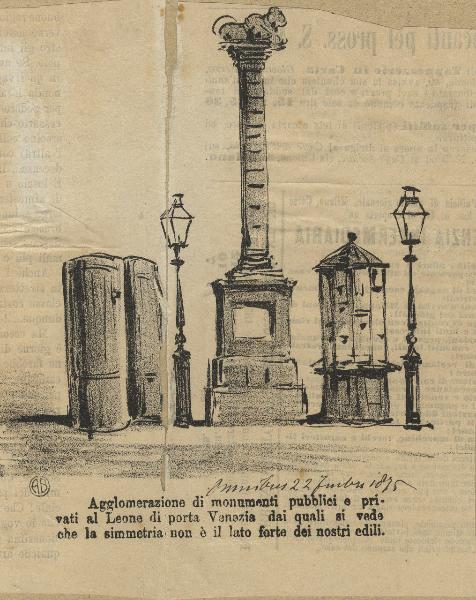 Milano. Colonna di Porta Venezia