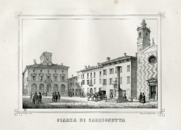 Sabbioneta. Piazza