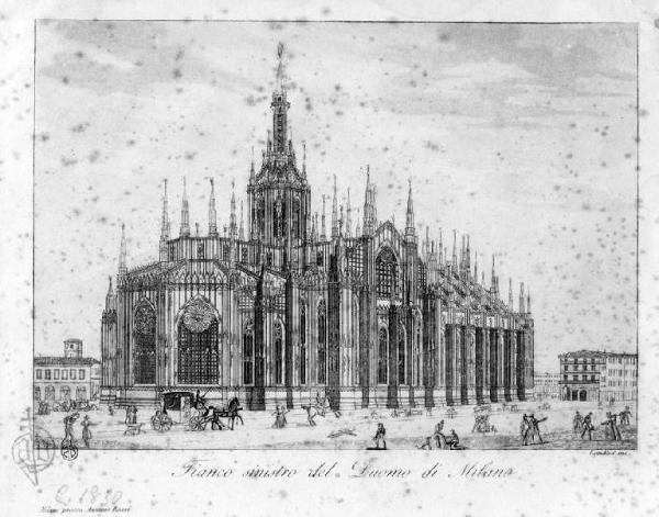 Fianco sinistro del Duomo di Milano
